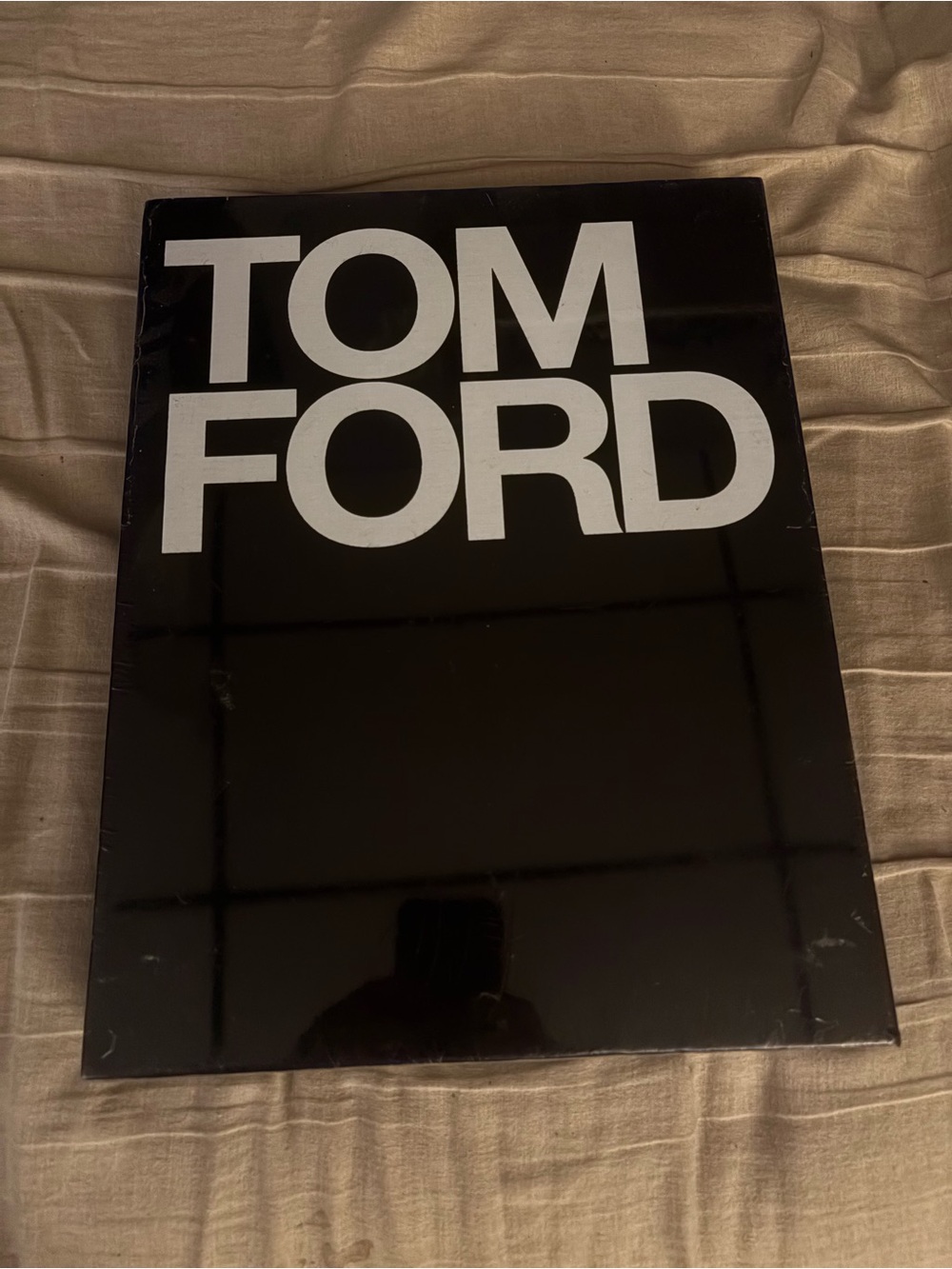 Tom Ford Black with White Logo Hardcover Book